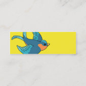 Vogel - Skinny Mini Visitekaartje (Achterkant)