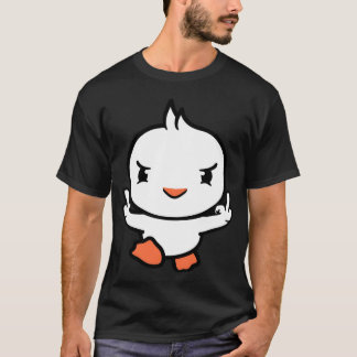 Vogel Slechte Middenvinger Toon Slechte Jongen Bel T-shirt