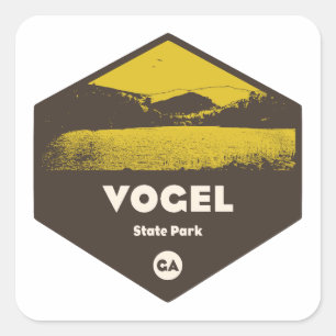 Vogel State Park Georgia Vierkante Sticker