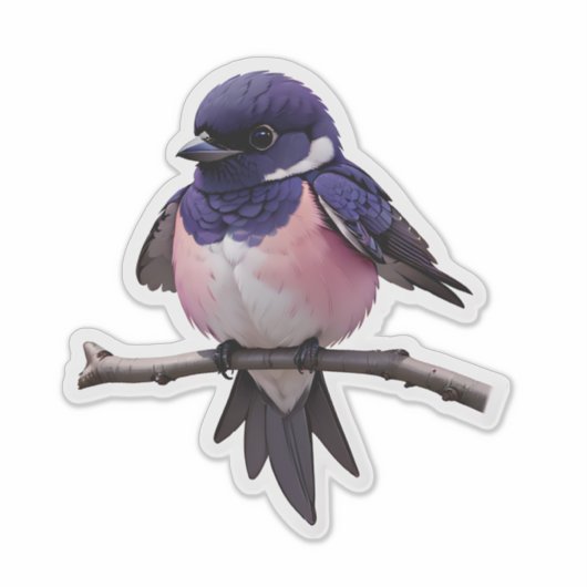 vogel sticker (Voorkant)