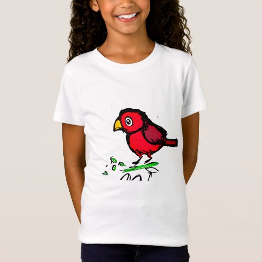 vogel t-shirt (Voorkant)