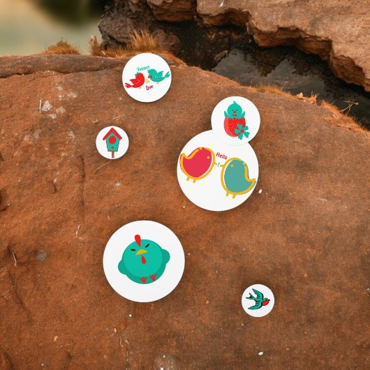 Vogel Tafel Confetti