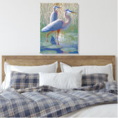 vogel van Amerika Canvas Afdruk (Insitu (Slaapkamer))