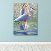 vogel van Amerika Canvas Afdruk (Insitu (Houten vloer))