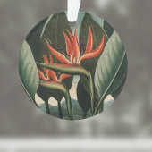  vogel van de Botanische tempel van Flora van het  Ornament