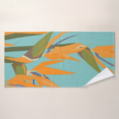 Vogel van de paradijsdoek badhanddoek (Badhanddoek)