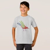 Vogel van een kleur t-shirt (Voorkant volledig)