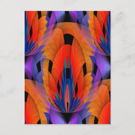 Vogel van het paradijs 2 briefkaart (Voorkant)