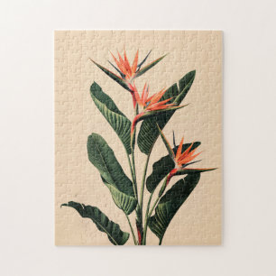 Vogel van het Paradijs Botanische Kunst Legpuzzel