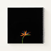 Vogel van het paradijs-bruiloft-gastboek notitieboek (Achterkant)