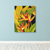 Vogel van het Paradijs Canvas Afdruk (Insitu (Houten vloer))