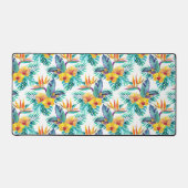 Vogel van het paradijs en het orchidee bureaumat (Voorkant)