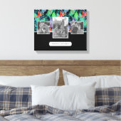 Vogel van het paradijs | Foto en tekst toevoegen Canvas Afdruk (Insitu (Slaapkamer))