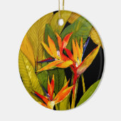 Vogel van het Paradijs Keramisch Ornament (Links)