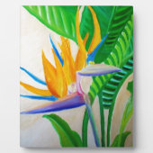 Vogel van het paradijsontwerp fotoplaat (Voorkant)