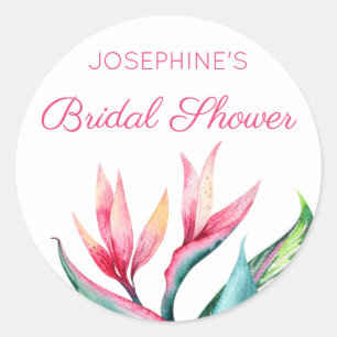 Vogel van het Vrijgezellenfeest van de Tropische W Ronde Sticker