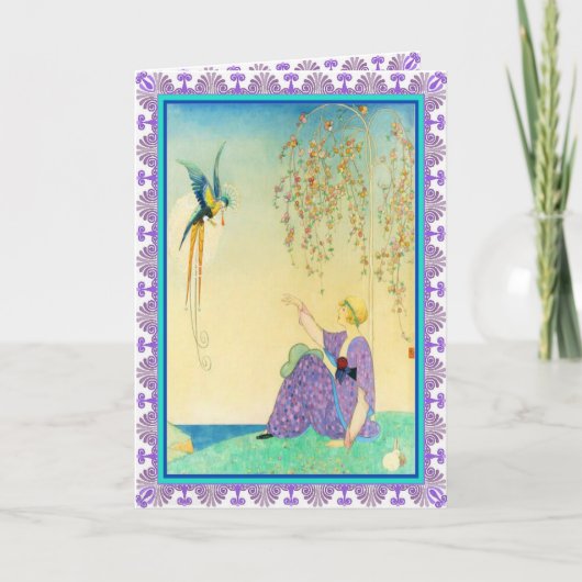 Vogel van het Wenskaart van Paradise Kaart (Voorkant)