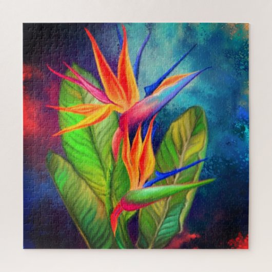 Vogel van Paradijs Bloem Puzzel (Verticaal)