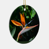 Vogel van paradijssierplant keramisch ornament (Rechts)