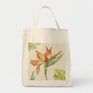 Vogel van Paradise Flower Bag Tote Bag