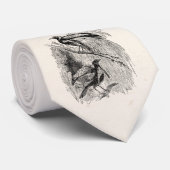 vogel van Paradise - gepersonaliseerde retro voge Stropdas (Opgerold)