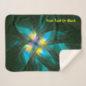 Vogel van Paradsie Sherpa Deken (Voorkant (horizontaal))