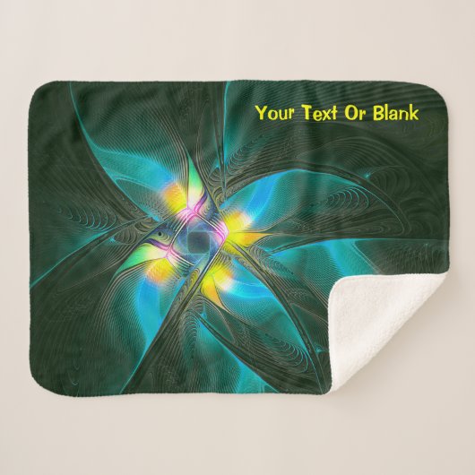 Vogel van Paradsie Sherpa Deken (Voorkant (horizontaal))