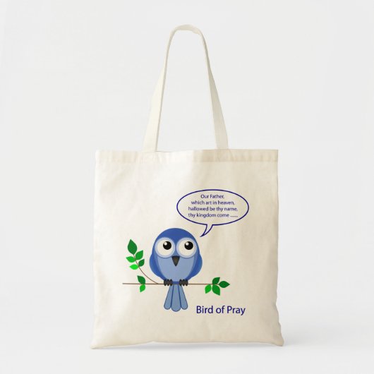 Vogel van Pray Tote Bag (Voorkant)