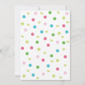 Vogel Verjaardag Uitnodiging (Achterkant)