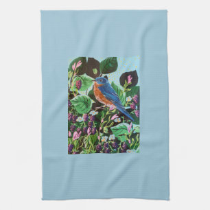 Vogel, vogels en meer vogels! theedoek