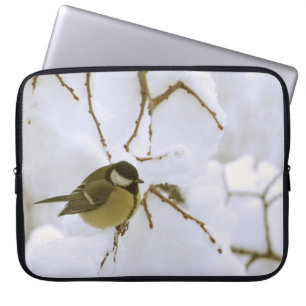 Vogel Winter Foto Neoprene Laptop Hoes 15"