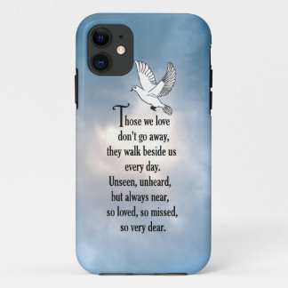 Vogel "Zo geliefd" gedicht iPhone 11 Hoesje