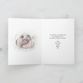 Vogelaankondiging baby voetschets (Binnen)