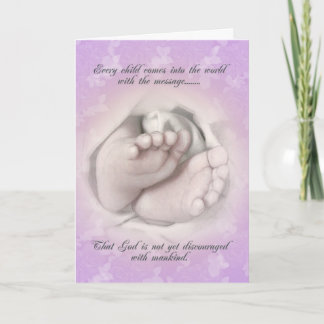 Vogelaankondiging baby voetschets