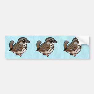 Vogelachtige Zangmus Bumpersticker