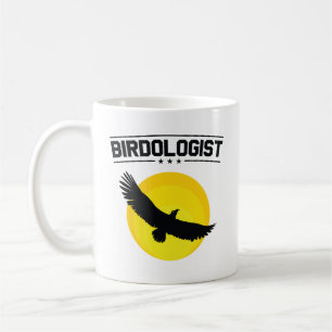 Vogelaer vogel kijken kijker vogelspotten vogelaar koffiemok