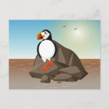 Vogelafbeelding - De Puffin is een zeevogel aan de