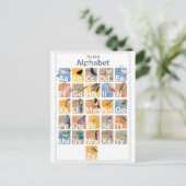 Vogelalfabet Briefkaart (Staand voorkant)