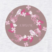 vogelbaars labels (Design 2)