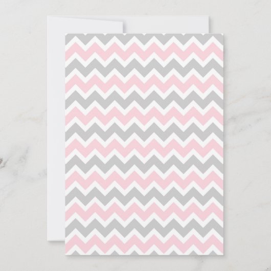 VogelBaby shower bedankt dat je het gedicht roze g (Achterkant)