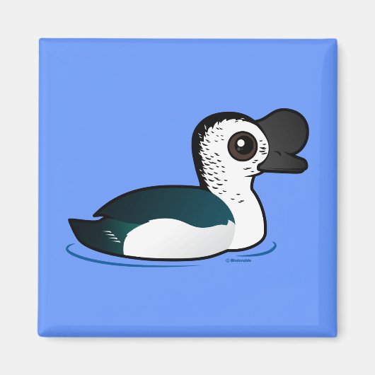 vogelbare knobbeleend magneet (Voorkant)