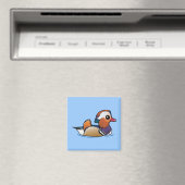 vogelbare mandarijn eend magneet (Insitu (Vaatwasser))