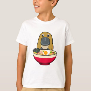 Vogelbekdier en Ramen T-shirt
