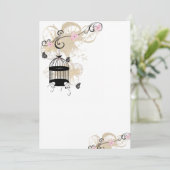 vogelbekentenis kaart (Staand voorkant)