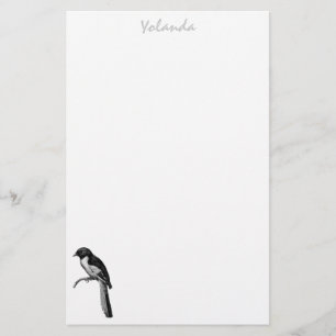 Vogelbenodigdheden op maat briefpapier