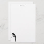 Vogelbenodigdheden op maat briefpapier (Voorkant / Achterkant)