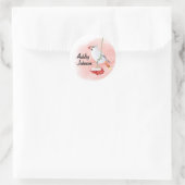 Vogelbes Ronde Sticker (Tas)