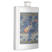 Vogelblauw Chinees borduurwerk Flacon (Rechts)