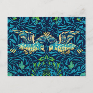 Vogelblauw door William Morris Briefkaart