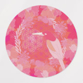 Vogelbloem Labels (Design 2)